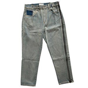 Phillip Lim Zip Jeans ($400, Eckhaus Latta Loewe Y/Project Comme des Garcons) L